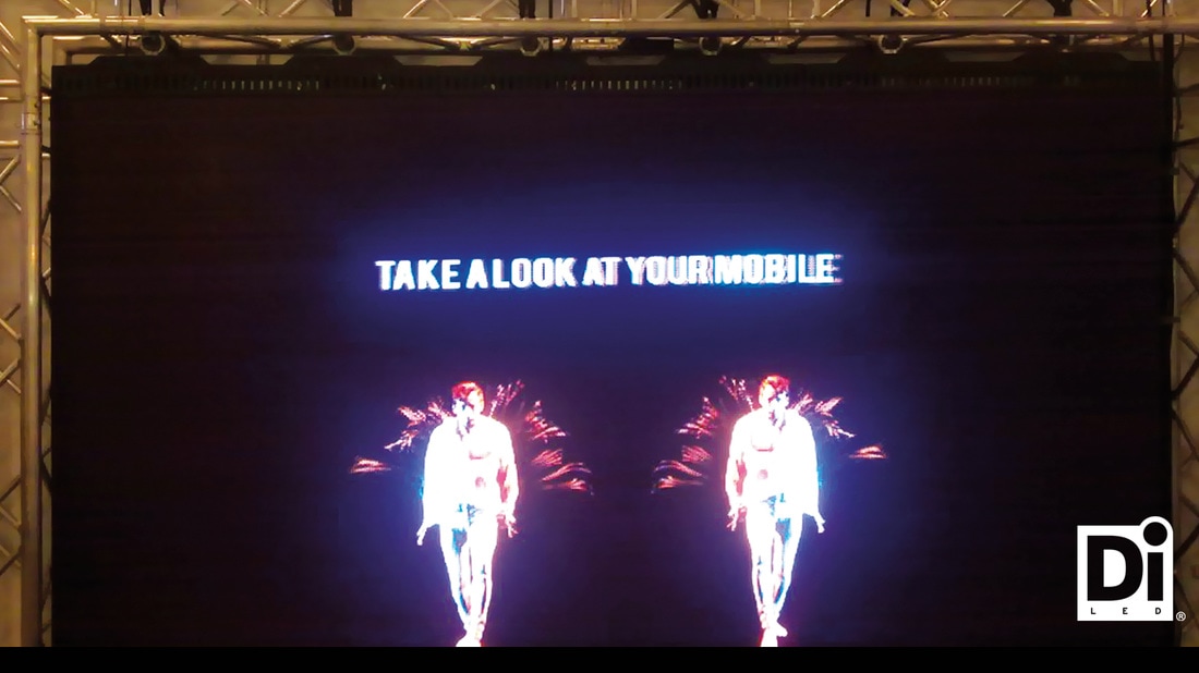 DiLED LED screen referenssi Myymälämessut 2014 videoseinä
