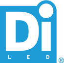DiLED logo sininen
